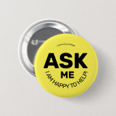 頼質問 缶バッジ (正面&裏面)