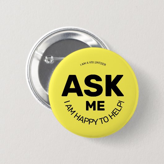 頼質問 缶バッジ (正面&裏面)