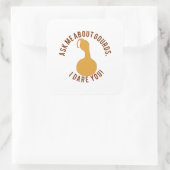 頼食い物は敢えて欲しい スクエアシール (バッグ)