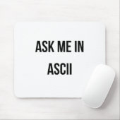 頼ASCIIで入力 マウスパッド (マウス)
