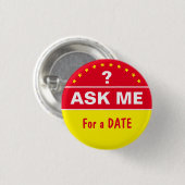 頼DATEの自分 – パーソナライズされた文字 缶バッジ (正面&裏面)