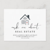 頼Estate実在 Houseマーケティング ポストカード (正面)