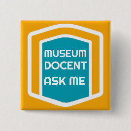 頼Me Museum Docentボタン 缶バッジ