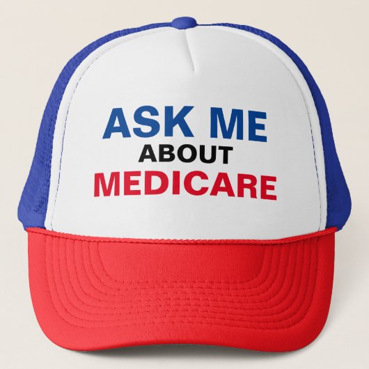 頼Medicare Trucker Hatについて キャップ (正面)