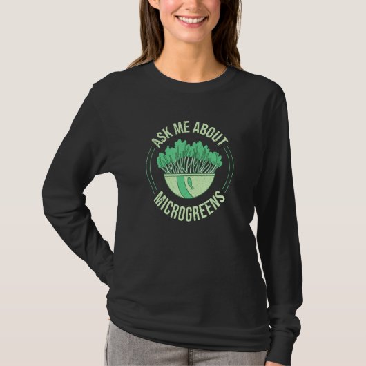 頼Microgreen Gardening For Microgreen Tシャツ (正面)
