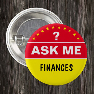頼My About FINANCE - パーソナライズされた文字 缶バッジ
