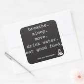 頼Naturopath – ステッカー (封筒)