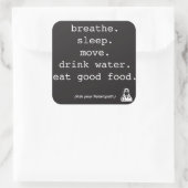 頼Naturopath – ステッカー (バッグ)