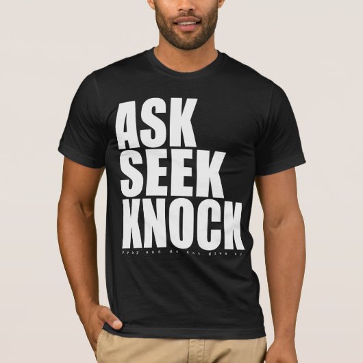 頼Seek Knock Impact Tシャツ (正面)