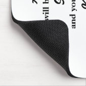 頼Seek Knock Matthew 7:7 Bible Verse マウスパッド (コーナー)