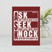 頼Tシャツを捜す 招待状 (スタンド正面)