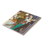 頽廃的なパリのアールデコのタイルの夜 タイル (側面)