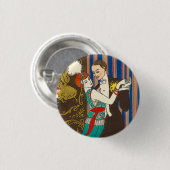 頽廃的なパリのアールデコボタンの夜 缶バッジ (正面&裏面)