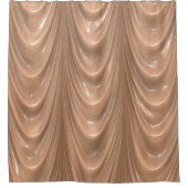 頽廃的な飾り布、柔らかいモモ シャワーカーテン (正面)