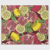 顆粒とレムを含む色のシームレスなパターン ラッピングペーパー (フラット)