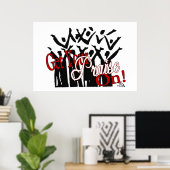 額に入った芸術に対する賞賛を得る ポスター (ホームオフィス)