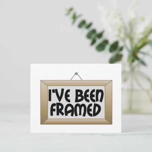 額に入れた ポストカード (スタンド正面)