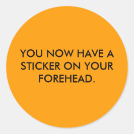 額のシール ラウンドシール