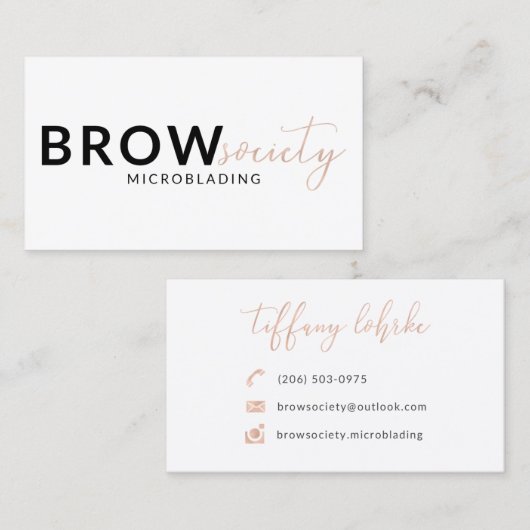 額の社会 名刺 (正面/裏面)