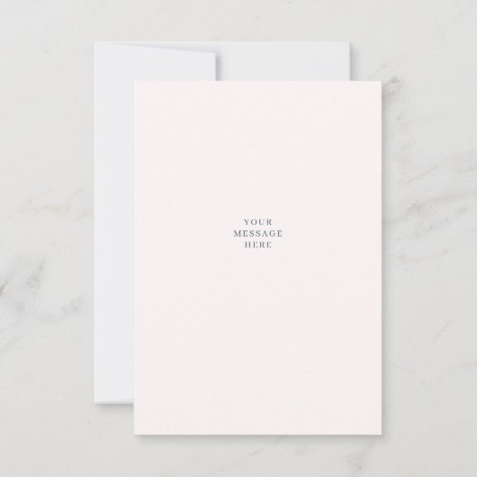 額入りの恋結婚愛写真サンキューカード サンキューカード (裏面)