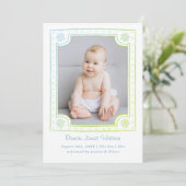 額縁お洒落写真よくはしゃぐデザイン 案内状 (スタンド正面)