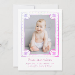 額縁お洒落写真よくはしゃぐデザイン 案内状