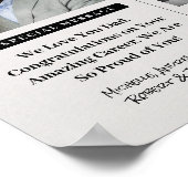 額縁に入ったギフトのための退職記念新聞ポスター ポスター (角)