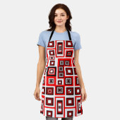 額縁のエプロン エプロン (着用した状態)