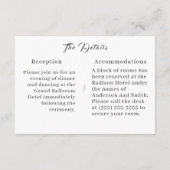 額縁のカソリック結婚ス聖句の囲い エンクロージャーカード (裏面)