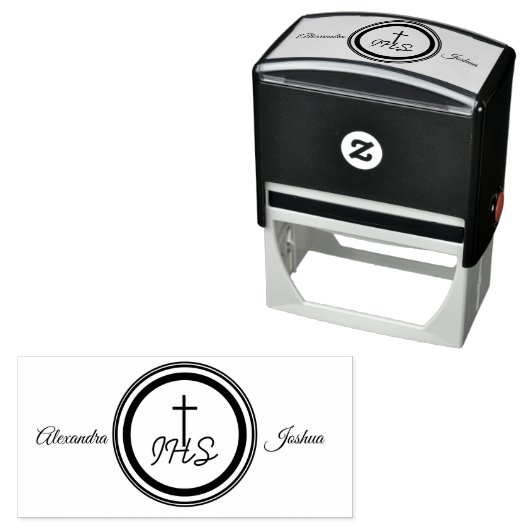 額縁のカソリック結婚ス セルフインキングスタンプ (インサイチュ)