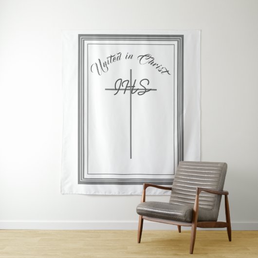 額縁のカトリック聖書聖句タペストリー タペストリー (インサイチュ)