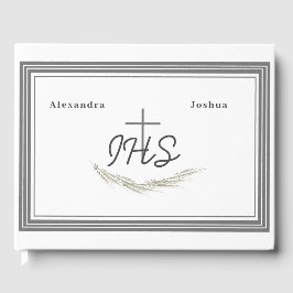 額縁のカトリック聖書聖句リハーサルディナー ゲストブック