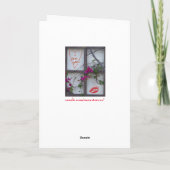 額縁のグリーティングカード カード (裏面)