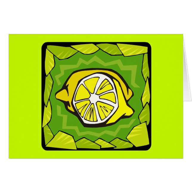 額縁のレモン (正面横)