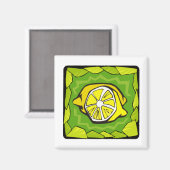 額縁のレモン マグネット (正面/裏面)