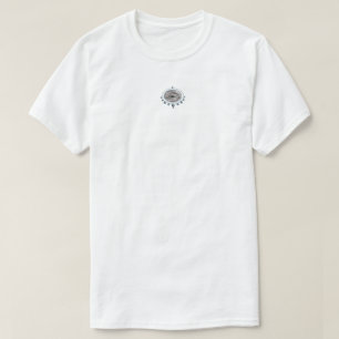 額縁の北灰色クジラ Tシャツ