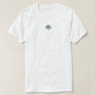 額縁の北灰色クジラ Tシャツ