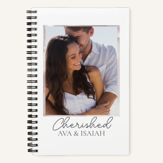 額縁の形容認線スパイラルノートブック ノートブック (正面)