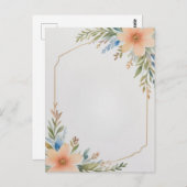 額縁の空白の花 ポストカード (正面/裏面)