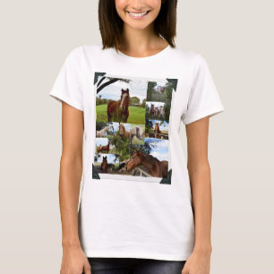 額縁の馬 Tシャツ