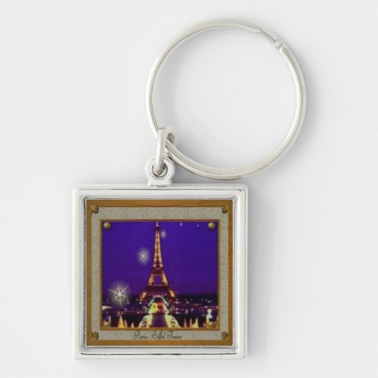 額縁エッフェルタワー キーホルダー (正面)