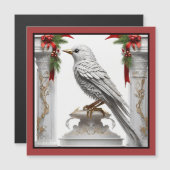 額縁クリスマスバード磁気カード (正面/裏面)