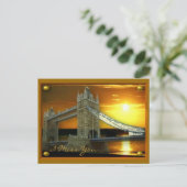 額縁タワーブリッジサンシャイン ポストカード (スタンド正面)