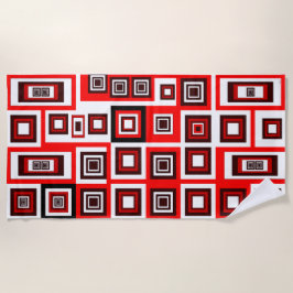 額縁ビーチタオル ビーチタオル