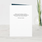 額縁フォトメモリアル計画 プログラム (裏面)