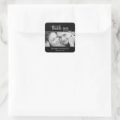 額縁フォト結婚式の引き出物シール スクエアシール (バッグ)