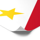 額縁プリント（フィリピン国旗） ポスター (角)