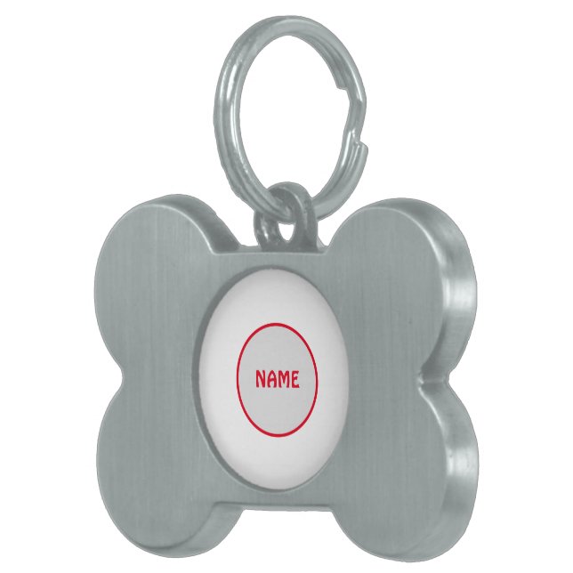 額縁ペットタグ ペットネームタグ (正面右)