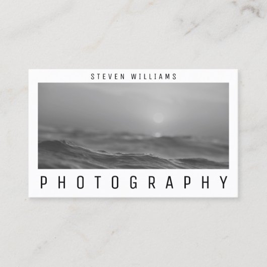 額縁付き写真のイメージカバー 名刺 (正面)