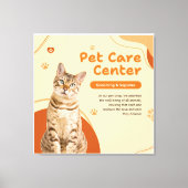額縁入りロイヤルキャット キャンバスプリント (正面)